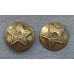 Пуговица Главного управления военно-учебных заведений РККА, обр.1923 г., диаметр 23 мм. Желтый прибор.